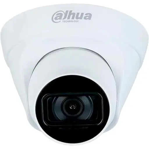 IP камера Dahua DH-IPC-HDW1230T1 (2.8мм), White, 1920x1080, 2 Mп, 1/2.8" CMOS, f = 2.8 мм, H.264H, H.264B, IP67, Smart H.265 + / Smart H.264 +, Smart H.264 +, DC12В/PОE, -40°C ~ +60°C