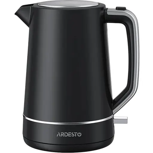 Електрочайник Ardesto 1.7 л, Otter, пластик, чорний матовий EKL-450B
