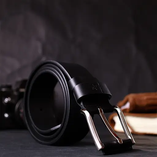 Ремінь шкіряний Grande Pelle чоловічий 3,8х120 см acs0026888 - фото 6