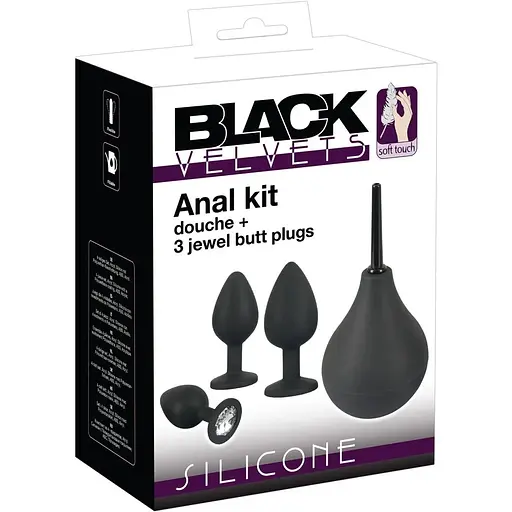 Набір анальних пробок Orion Black Velvets Anal Kit