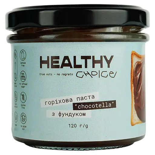 Ореховая паста Healthy Choice Chocotellа с фундуком 120 мл