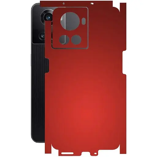 Захисна плівка StatusSKIN для OnePlus 10R ACE Корпус Вініл червона матова - фото 1