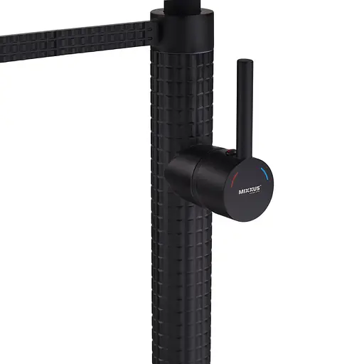Смеситель для кухни Mixxus Premium Oliwer 017 Black с гибким изливом MI6966 Черный матовый - фото 2