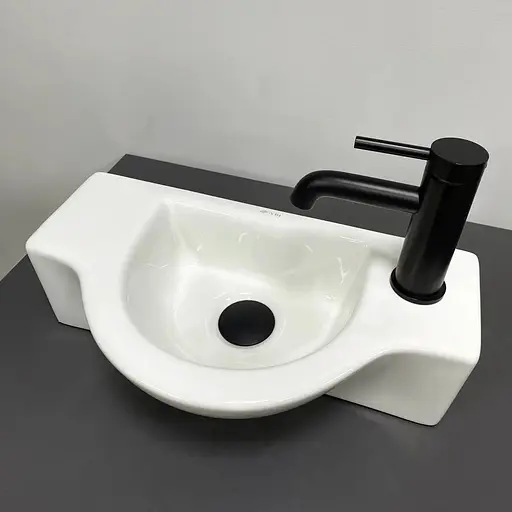 Умивальник VBI Rimella white накладний підвісний VBI-015618, Білий - фото 1