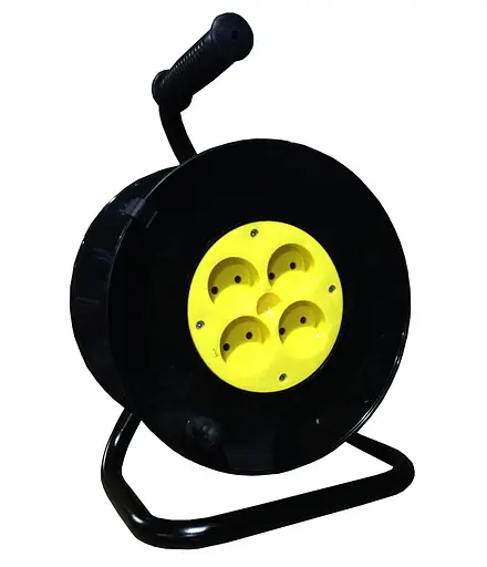 Катушка пустая для проволоки Катушка для кабеля (ЛАТУНЬ) желтая LUMANO 18591 - фото 1