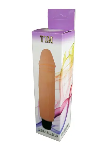 Реалистичный вибратор B - Series EasyLove Boss Tim 20 см телесный - фото 5