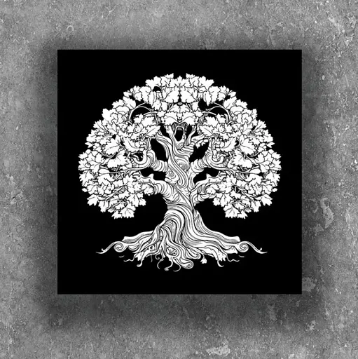 Картина Дерево змін, проективна, 40x40 см, Сюжет №3, SK-1