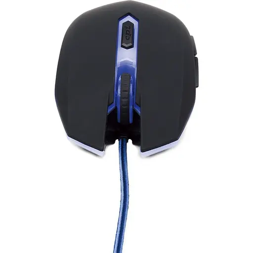 Оптическая игровая мышка Gembird MUSG-001-B, USB интерфейс, синий цвет - фото 3