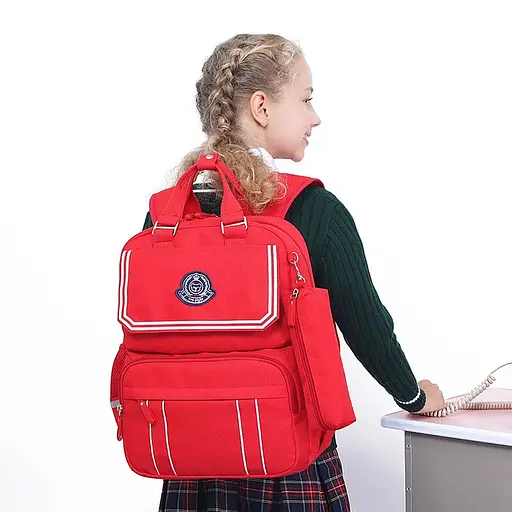 Рюкзак детский Sun Eight с пеналом, 30x39x12 см, 1951IMG (в ассортименте) - фото 5