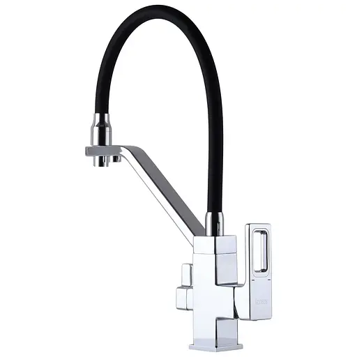 Смеситель для кухни под осмос Globus Lux Lazer GLLR-0900-00-01 000024675 Черный - фото 4