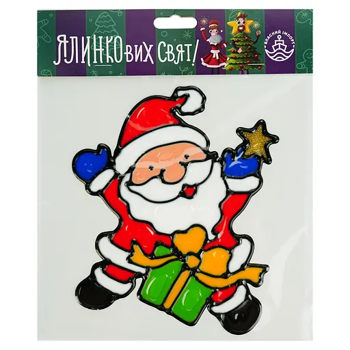 Наклейка на окно Pioneer Санта в ассортименте
