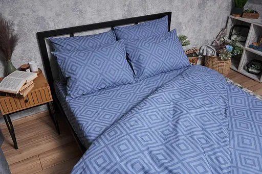 Пододеяльник Moon&Star Бязь Gold Люкс Crystal Полуторный 143x210 см - фото 3