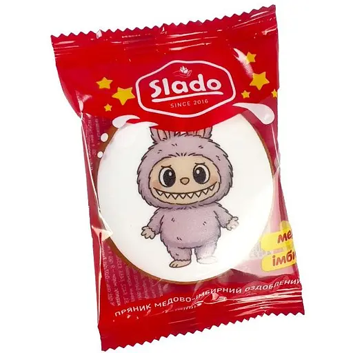 Медово-імбирний пряник Slado оздоблений 25 г - фото 6