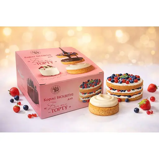 Коржі бісквітні Truff Royal для Бенто-торту 165 г - фото 2