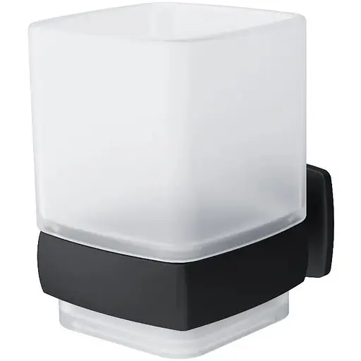 Склянка AM.PM Gem скляна підвісна black A9034322 чорний матовий - фото 1