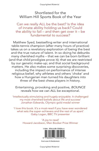 Bounce. The Myth of Talent and the Power of Practice - фото 2