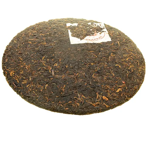 Шу Пуэр Императорский Гун Тин с горы Ибан 2003 г - блинчик, 357г - фото 8