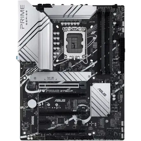 Материнская плата Asus Prime LGA1700, Z790-P, Z790, 4xDDR5, Int.Video(CPU), 4xSATA3, 3xM. 2, 1xPCI-E 16x 5.0, 3xPCI-E 16x 4.0, 1xPCI-E 1x 3.0, 1xM.2 (Key E), Realtek 7.1, Realtek 2.5Gb, 7xUSB3.2/6xUSB2.0, HDMI/DP, ATX