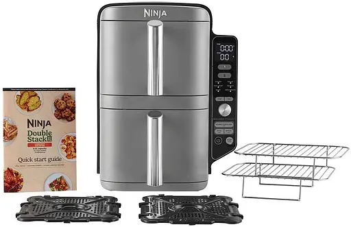 Мультипіч (аерофритюрниця) NINJA Double Stack XL 2-Level Air Fryer 9.5L (SL400EU) - фото 6