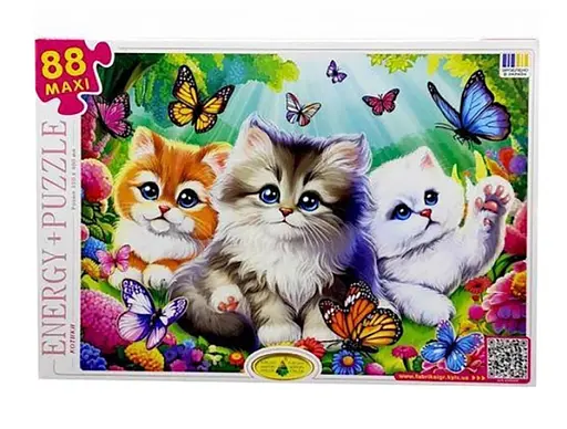 Пазлы Энергия+ Котики, 88 элементов
