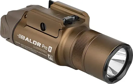 Фонарь с ЛЦВ Olight Baldr Pro R Green Laser Desert Tan - фото 2
