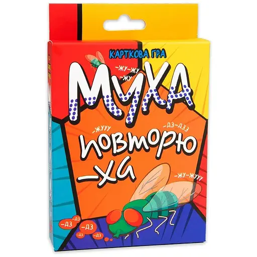 Настольная развлекательная игра Stateg Муха-повторюха на украинском языке (30380)