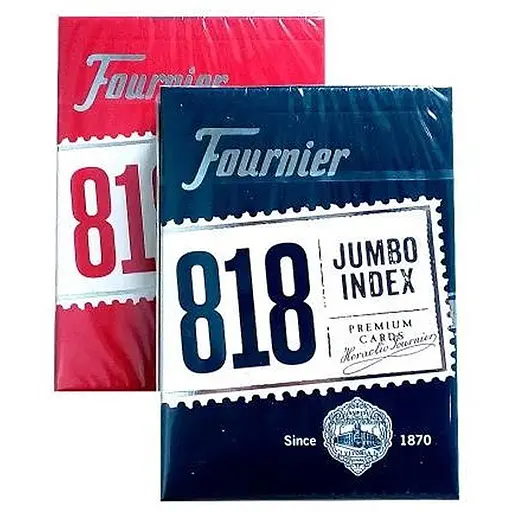 Карти гральні Fournier 818 Jumbo Index (red blue) (Р_КИФ818) - фото 1