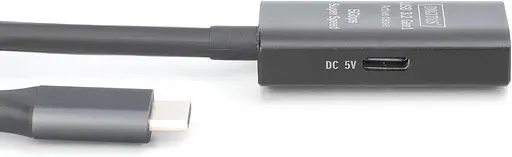 Digitus Подовжувач USB 3.2 Gen1 Active Cable 5G, C/M-C/F, 10м, чорний - фото 2