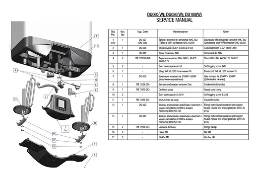 Водонагрівач Eldom GALANT 80 2100+1200 W DU080W-W ELDOM - фото 15