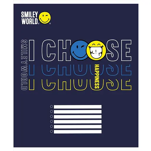 Уцінка. Набір зошитів загальних Yes Smiley World А5 в лінію 24 аркуші (766398) - фото 2