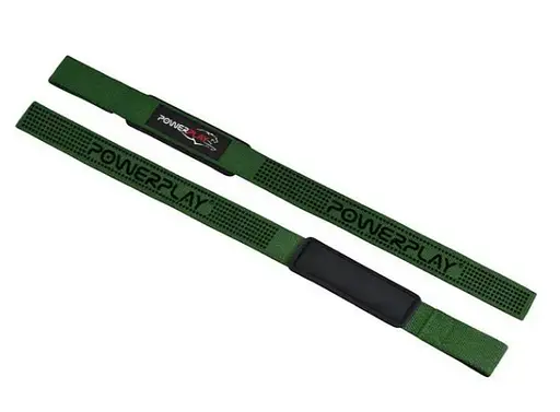 Лямки для тяги PowerPlay 7064 Lifting Gym Straps Зелені (PP_7064_Green) - фото 3