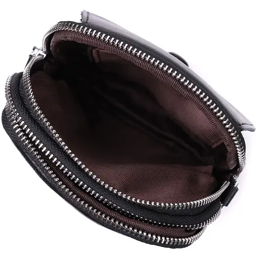 Жіноча шкіряна сумка Vintage 14,5х18х7 см 000275464 - фото 5