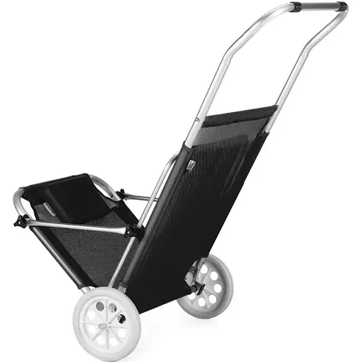 Шезлонг лежак Outtec Sun с черной крышей - фото 4