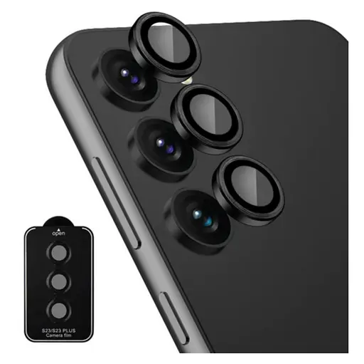 Захисне скло на камеру DK Lens Metal Ring Eagle Eye для Samsung Galaxy S23 S911 015719 black - фото 4