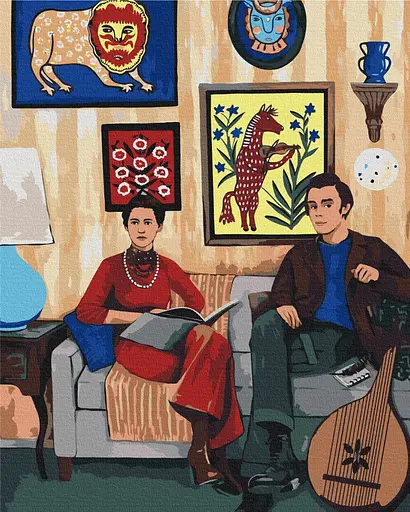 Картина за номерами на підрамнику Brushme Дім класиків Viktoriya Kovalenko