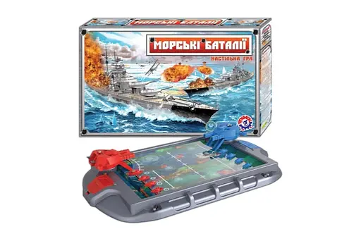 Настольная игра "Морские Баталии" ТехноК 1110TXK 16 железных шариков-ядер - фото 1