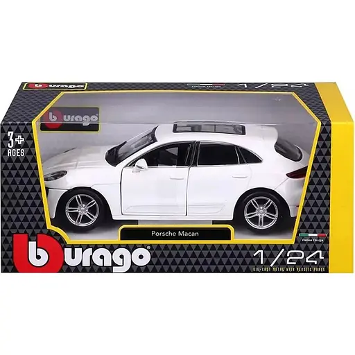 Автомодель Bburago Porsche Macan 1:24 White (18-21077) [119090] - фото 5