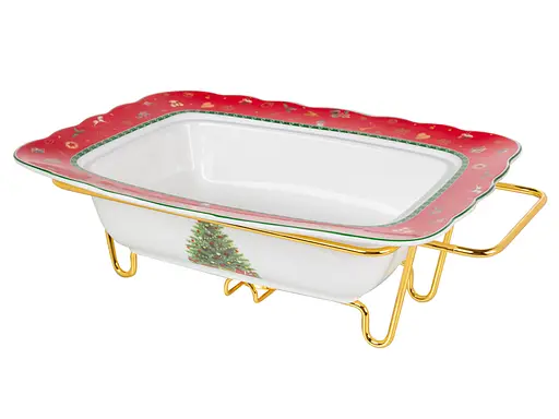 Мармит с крышкой Lefard Christmas Delight 31 х 23 х 13см (985-210) - фото 4