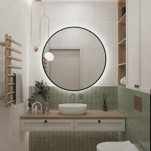 Умивальник VBI Modena S white накладний VBI-012001, Білий - фото 2