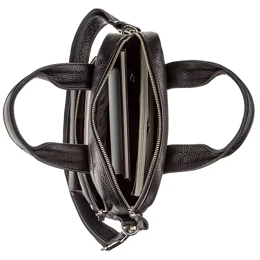 Чоловіча шкіряна сумка SHVIGEL 25х33х7 см sum0012769 - фото 5