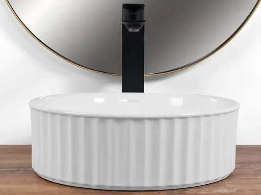 Умивальник Rea Charlotte white накладний REA-U6960, Білий - фото 6