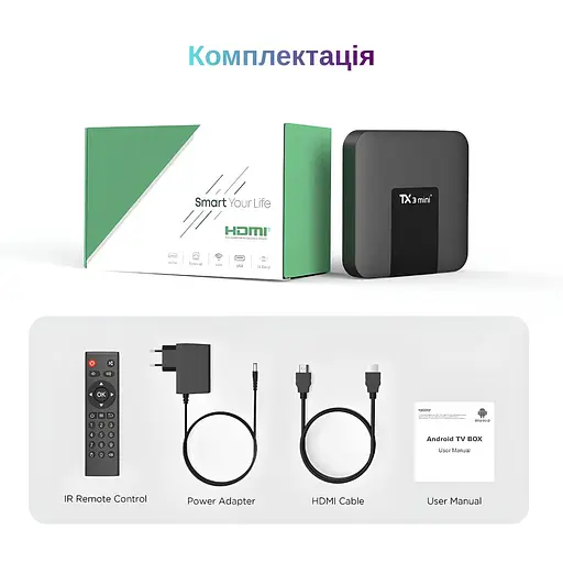 Смарт ТВ-приставка Tanix TX3 mini+ 4/32GB Android (TBT30432B 4463) Чорна - фото 14