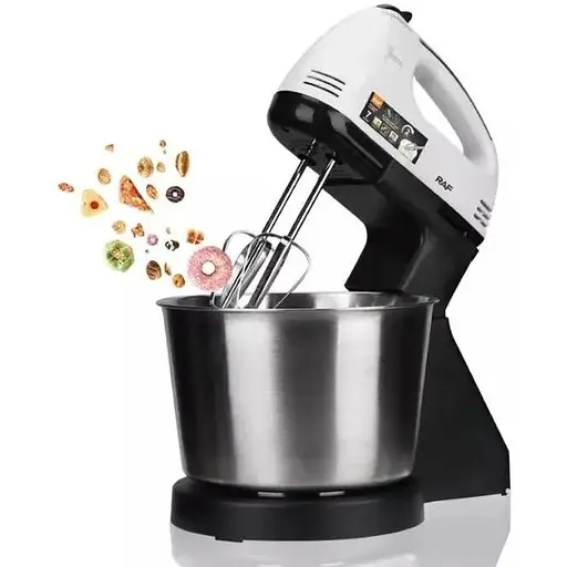 Стационарный миксер ручной RAF R.6637 W кухонный 2 л 250 Вт Белый - фото 2
