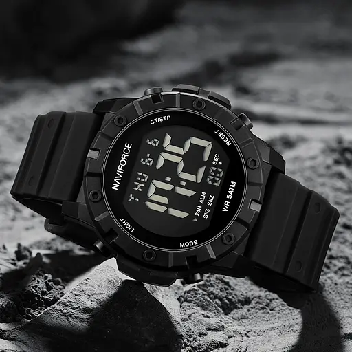 Наручний годинник чоловічий Naviforce Professional Чорний (3273) - фото 5