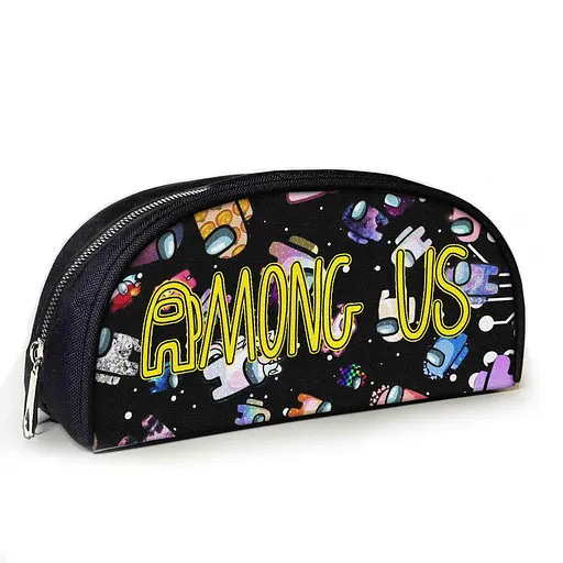 Пенал шкільний Амонг Ас/Among Us 23х10х8 см з принтом для хлопчика (02805)