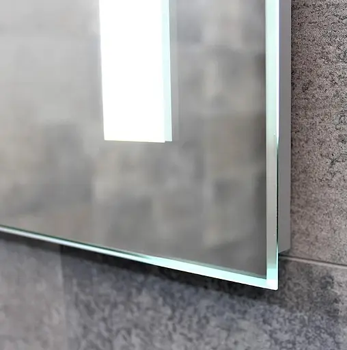 Дзеркало Dusel DE-M1041 75x120 з годинником, Білий - фото 4