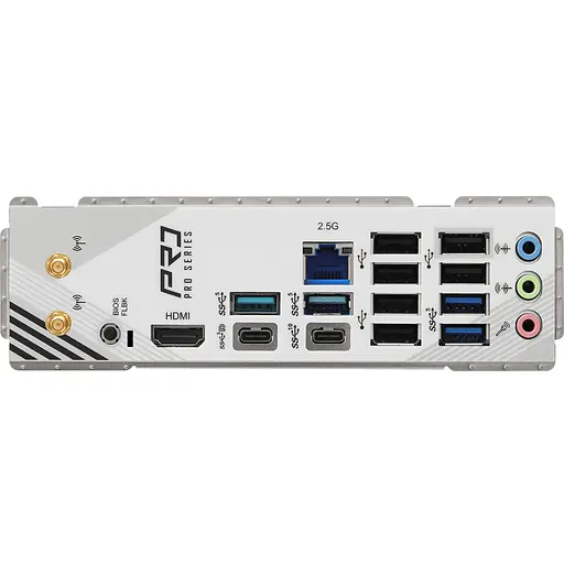 ASRock B850 Pro RS WiFi (AM5/B850, 4*DDR5, 2xPCIex16, HDMI/DP, 4xSATAІІІ,4xM.2, 2.5GLan, ATX) - фото 4