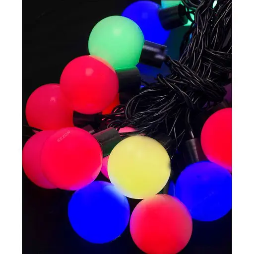 Гирлянда Шарики Brille 1350-54 переходник 20 LED 7 м 50 мм