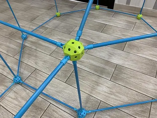 Детский игровой 3D конструктор Палатка Magic forts 85 деталей - фото 7