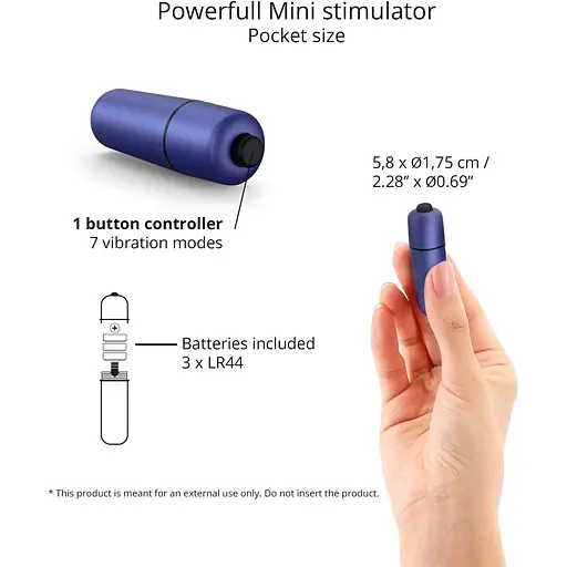 Віброкуля Love To Love Waouhhh - Midnight Indigo - фото 2